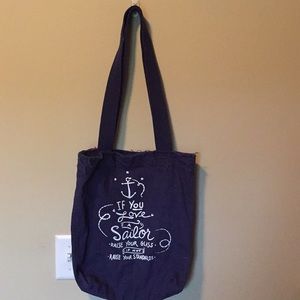 Tote for Sailor/Navy wife/girlfriend